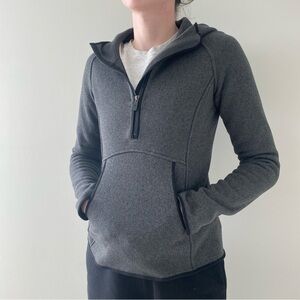 Lululemon Fleece & Thank You Pullover. Dark Grey. Size 0-2